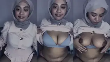 Hijab Abu Pamer Toket Montok Amatir Indo Viral
